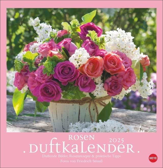 🌹📅 Rosenduftkalender 2025: Duftender Posterkalender für die Wand 🌹🌟