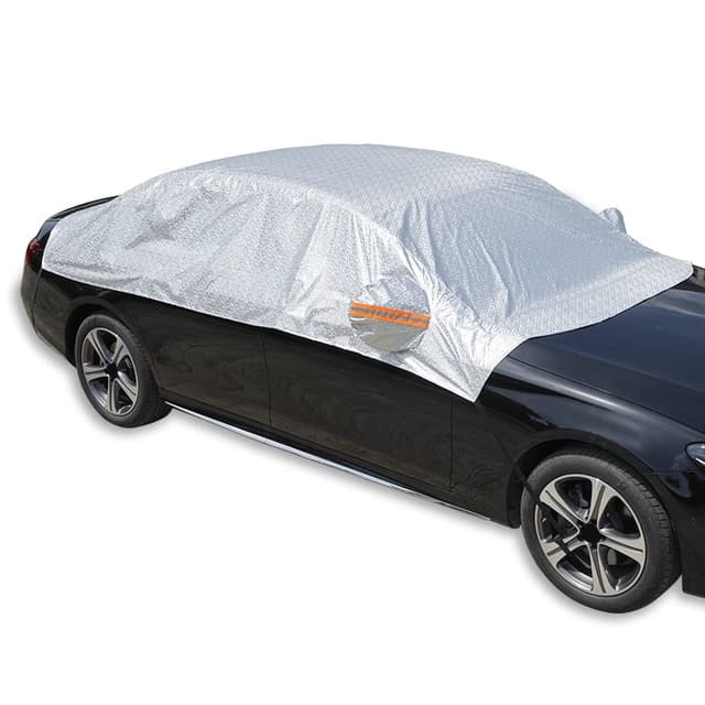 🚗 Wasserdichte Autoabdeckung Halbgarage für Allwetter Schutz | Universal-Passform (435cm)