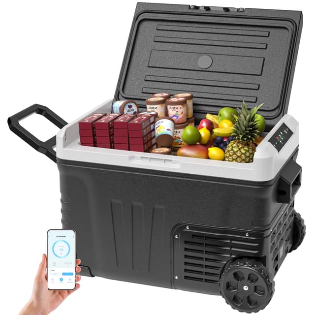 EUHOMY 35L Kompressor Kühlbox - Tragbarer Gefrierschrank mit APP-Steuerung 🚗❄️