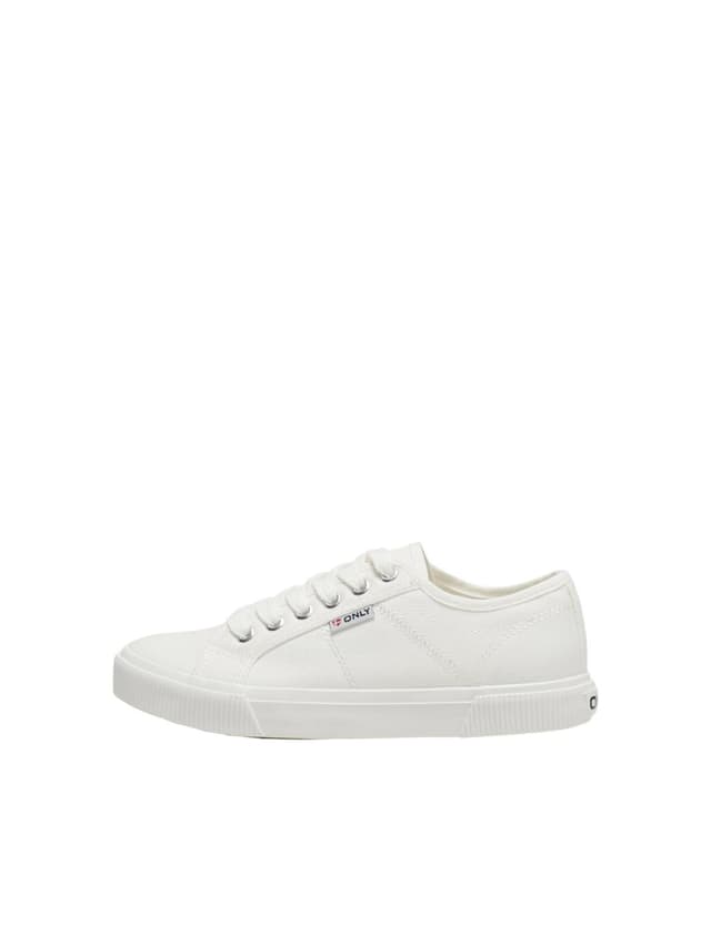👟 Nur Damen Onlnicola Canvas Sneaker Noos 39 EU Weiß - Reduziert auf 25.13€