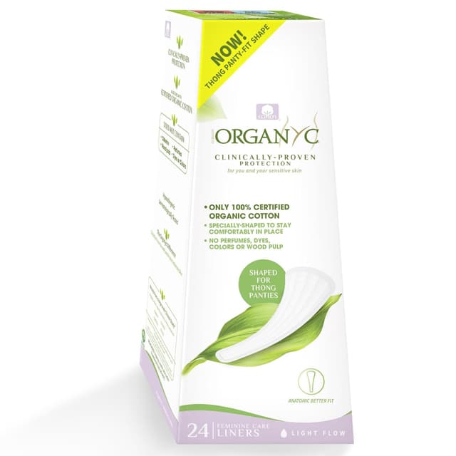 🌿 Organyc Slipeinlagen für String – 24 Stück - Bio-Baumwolle | Angebot!