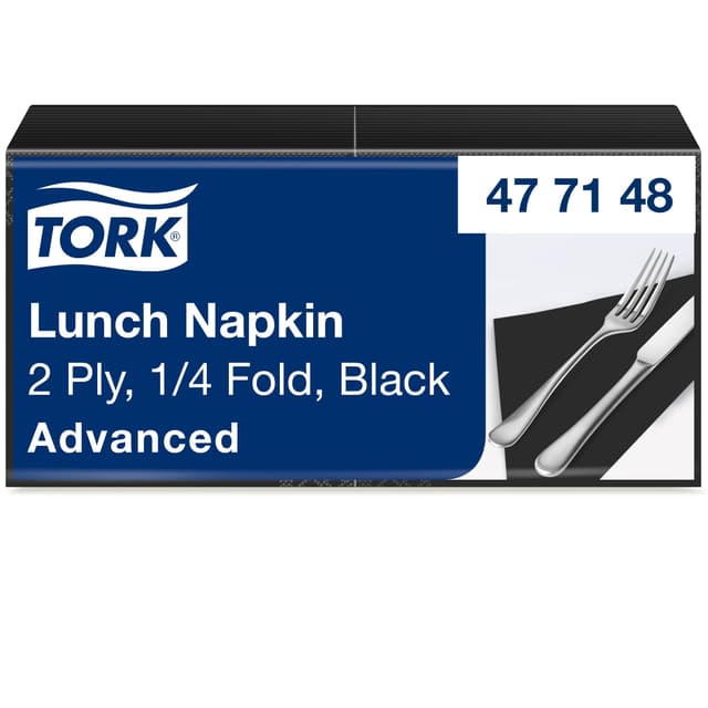 Angebot: Tork 477148 Lunchservietten Schwarz - 2-lagige Servietten 🍽️🎉