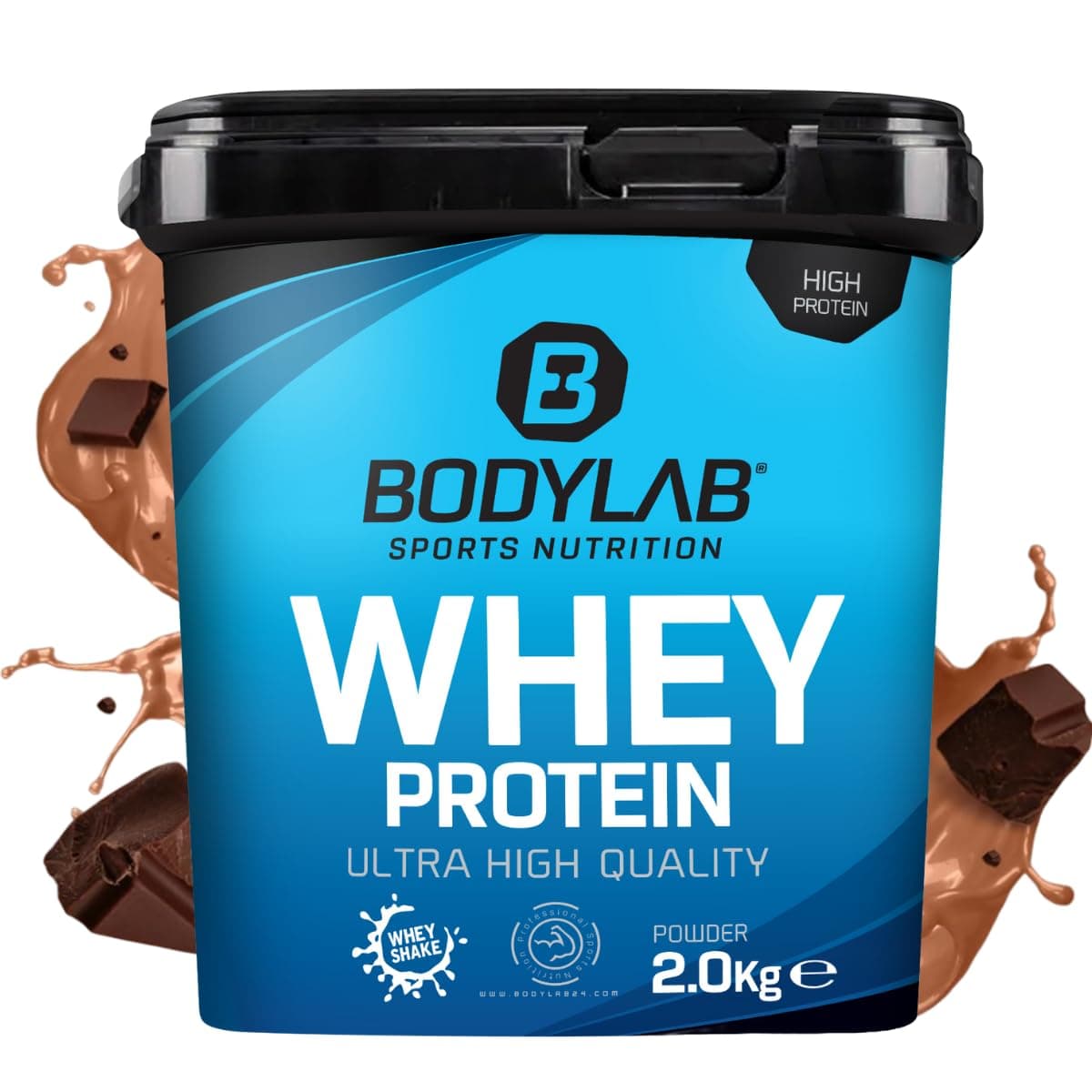Angebot: Bodylab24 Whey Protein Pulver, Schokolade, 2kg 🍫