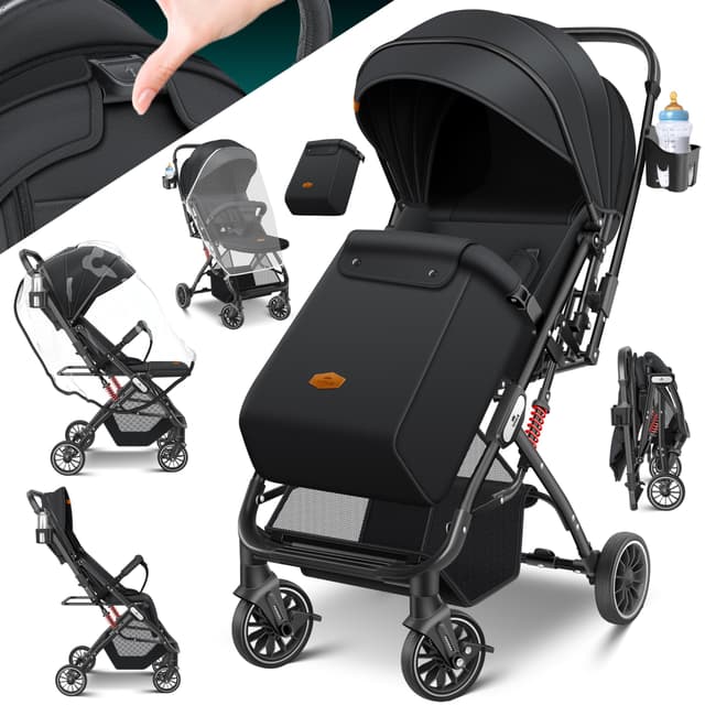 👶🛒 KIDIZ® Kinderwagen Kinderbuggy klappbar Liegebuggy - Sonderangebot!
