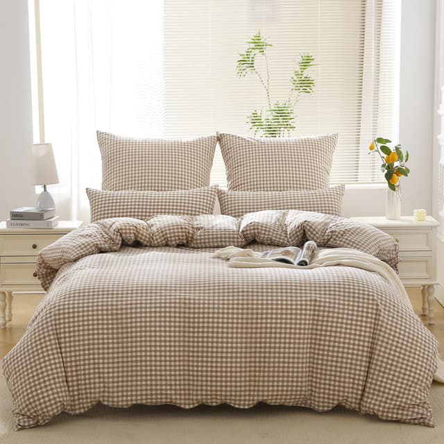 SOULFUL Bettwäsche 135x200 Baumwolle Kariert 😍🛏️