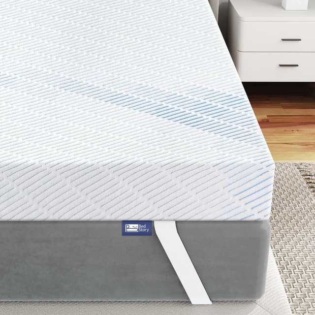 🌟 Super Angebot: BedStory Gel Topper 180x200cm 7,6cm Höhe
