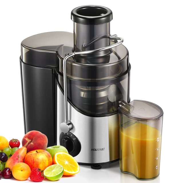 HOUSNAT Entsafter Gemüse und Obst, Max 800W Juicer Machine 🍏