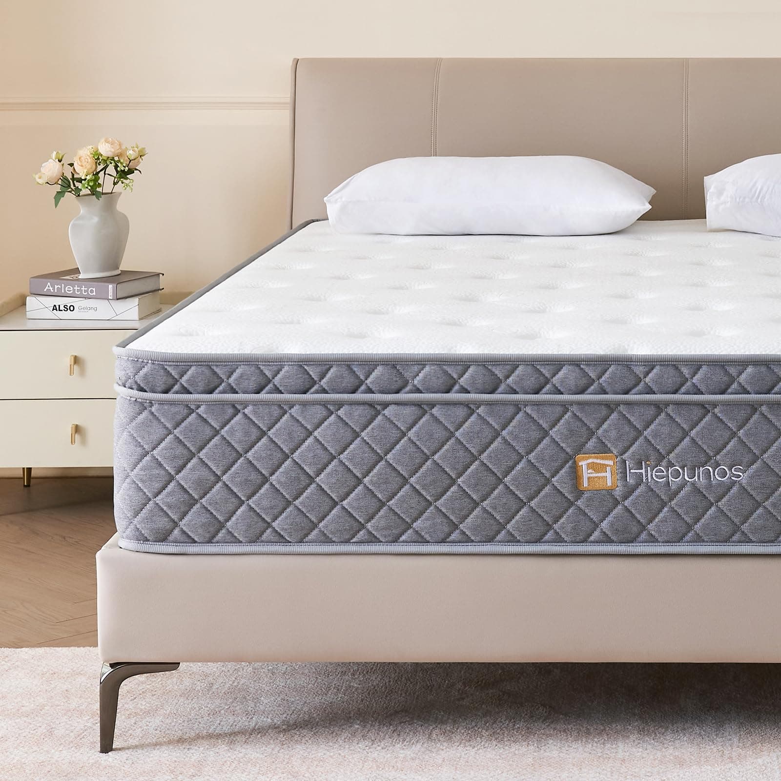🌟 Super Angebot! Hiepunos Matratze 90x200 cm Hybridmatratze H4