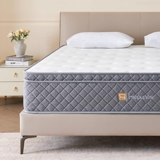 🌟 Super Angebot! Hiepunos Matratze 90x200 cm Hybridmatratze H4