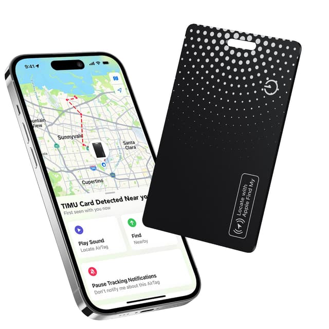 🔍🔒 Air Smart Tag Card für Apple Find My | Wiederaufladbarer Wallet Tracker