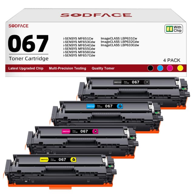 SODFACE 067 067H Toner Set für Canon Drucker 🖨️