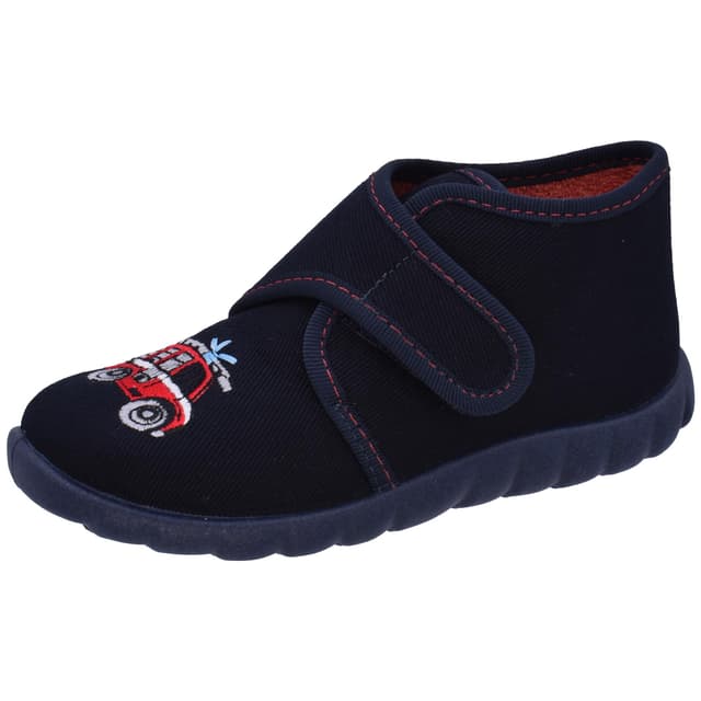 👦👟 Fischer Jungen Mini Hohe Hausschuhe 25 EU Blau Marine 521 - Sonderangebot!