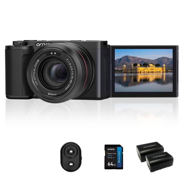 📷 ORDRO G730 5K 64MP HD Vlog Micro-Einzelkamera mit 12-Fach optischem Zoom