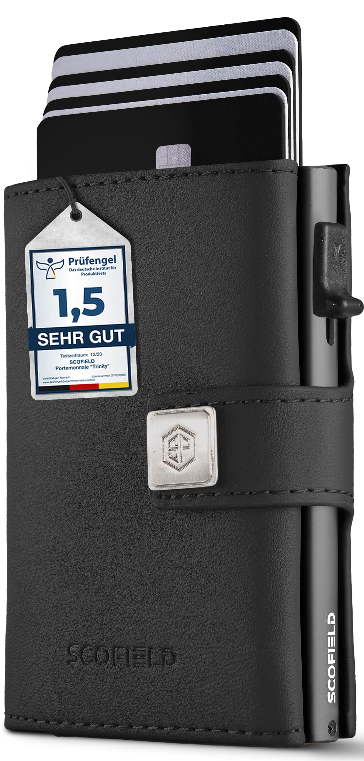 SF SCOFIELD Trinity Premium Slim Wallet für Männer 🌟 RFID Schutz 🌟 Smart Wallet 🌟 Herren Geldbörse