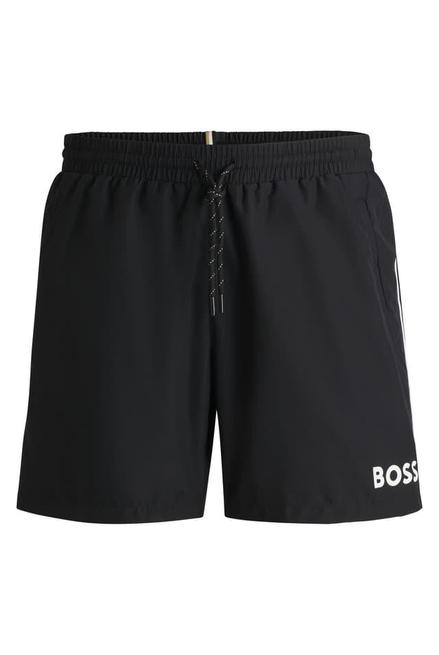 🌊 BOSS Herren Starfish Swim Short L Black001 🩳