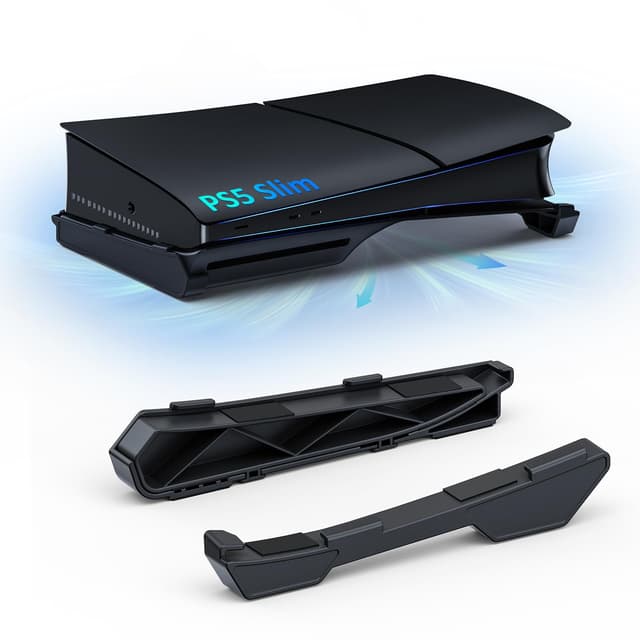 NexiGo Horizontal Stand für neue PS5 Slim Konsole ⭐ [Minimalistisches Design] ⭐ PS5 Zubehörständer