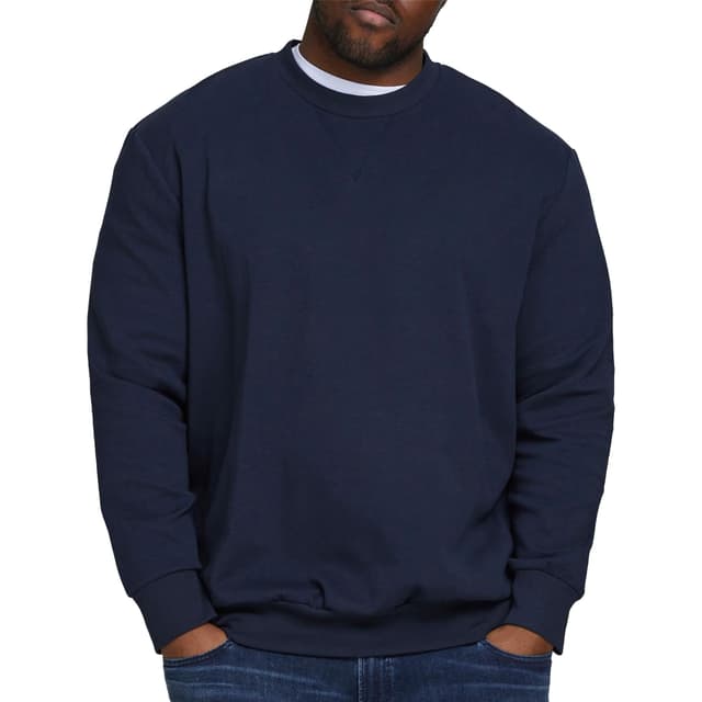 🔥 Mega Angebot: Jack & Jones Herren Sweatshirt Plus Size 5XL Marineblau