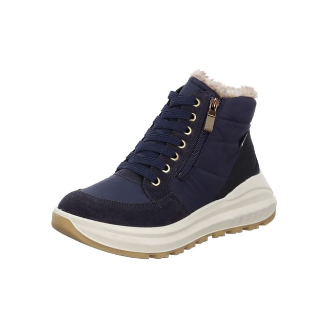 🌟 Super Deal! ARA Damen Massa-GTX Schneestiefel 37.5 EU Weit Blau 🌟