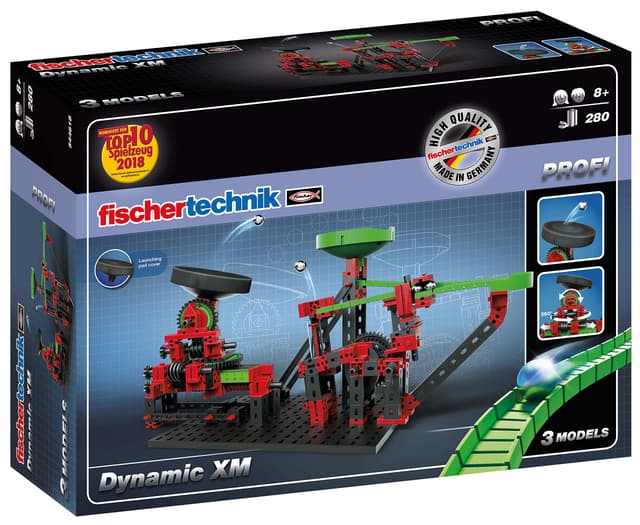 🎢 fischertechnik 544618 Kugelbahn Dynamic XM – Bausatz für Kinder ab 8 Jahren 🚀