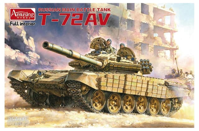 🔥 Amusing Hobby AH35A041 35A041 T-72 AV-1:35 Modellbausatz im Angebot! 🛠️