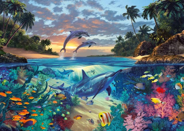 🧩 Ravensburger Puzzle 12000646 - Korallenbucht - 1000 Teile Puzzle für Erwachsene und Kinder ab 14 Jahren