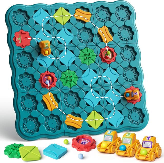STEM Brettspiele Kinderspielzeug Logischer Straßenbauer, Logik Klassenzimmer Lernen 🧩🔍🎁