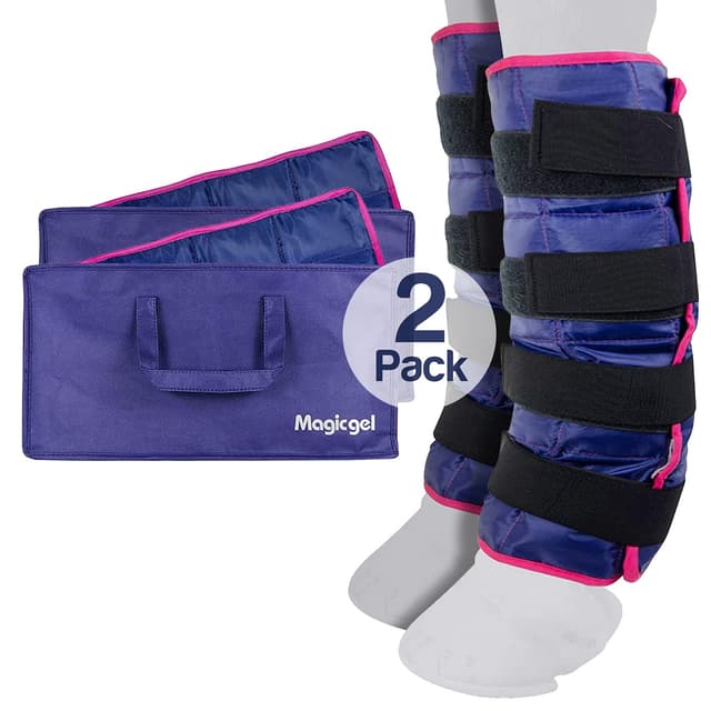 Magic Gel - Kühlgamaschen für Pferde - Twin Ice Boot 2 Stück ❄️🐴