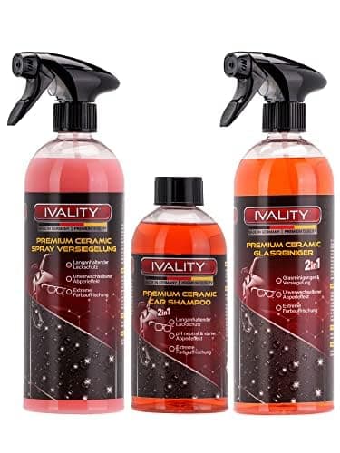 IVALITY® Keramik Versiegelung Auto 3in1 Set - Rundum Schutz Sparbundle 🚗✨