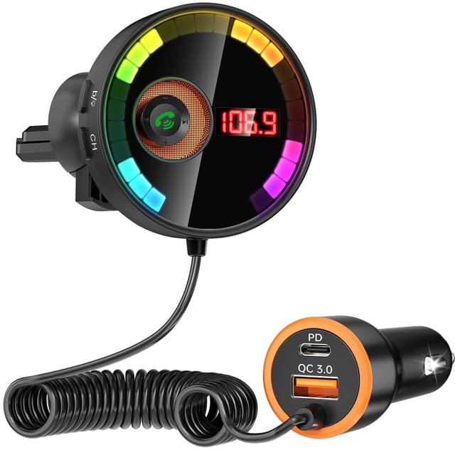 🚗 Magift Bluetooth Car Adapter 5.4 FM Bluetooth Transmitter 🎵