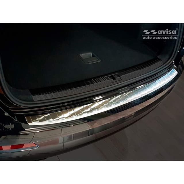 🌟 Mega Deal: Avisa Edelstahl Heckstoßstangenschutz für Audi Q3 II 2019- inkl. S-Line 'Ribs' in Silber! 🚗💥