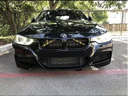 🔥 DWVV Kühlergrill Einsatz für BMW F20 F30, frontgrill einsatz für 320i 328i 330i 335i 428i(F20 F30, Gelb) F20 F30 Gelb
