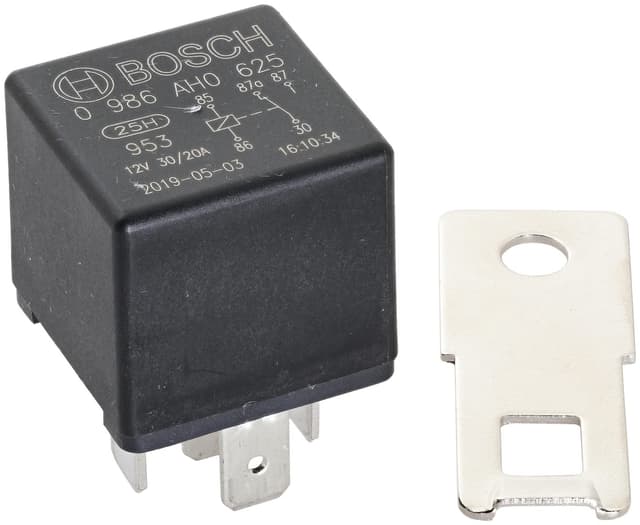 🔧 Bosch 0986AH0625 Mini-Relais 12V 30A - Wechselrelais, 5-Pin Relais 🛠️