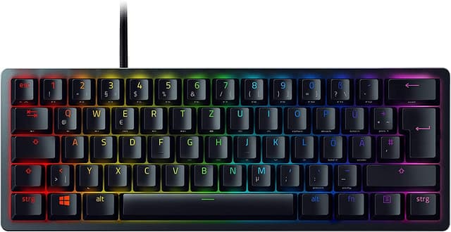 🎮 Razer Huntsman Mini (Purple Switch) - Kompakte 60% Gaming Tastatur 🖤