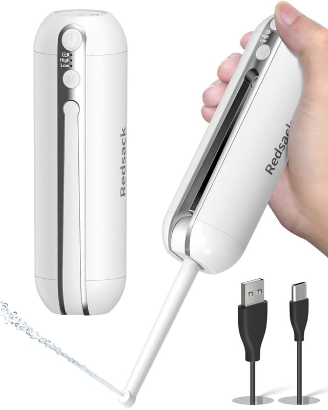 Elektrisches Bidet Tragbares 200 ml , Wiederaufladbar Reise Po Dusche, Mobiles Bidet Handbrause Faltbare, Anti-Rutsch Wasserdichtes Intimdusche, Portable Bidets mit Wasserspeicher für Männern Frauen