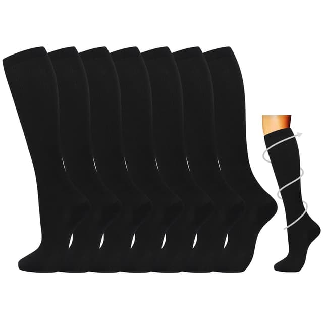 🧦 Losvcbcx Kompressionsstrümpfe 2/7 Paar für Damen und Herren