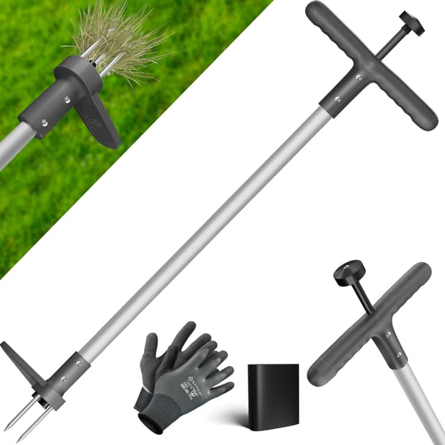 KESSER® Unkrautstecher mit Stiel | Effektiver Unkrautentferner für Ihren Garten 🌿