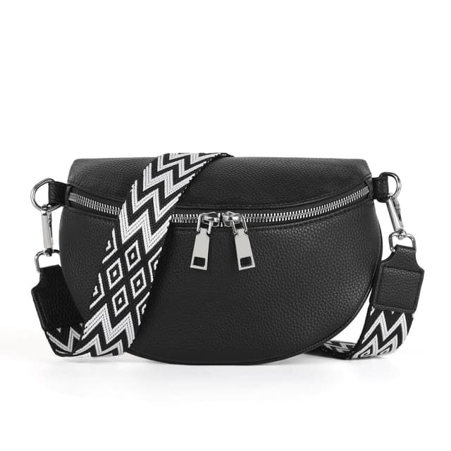 TANTOMI Umhängetasche Damen Bauchtasche Damen PU Leder 🌟