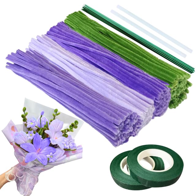 AllisWay Tulpe Blumenstrauß Pfeifenreiniger Set 🌷🎨
