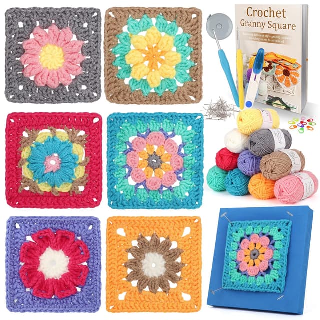Coopay Anfänger Häkelset für Granny Square 🌼🧶