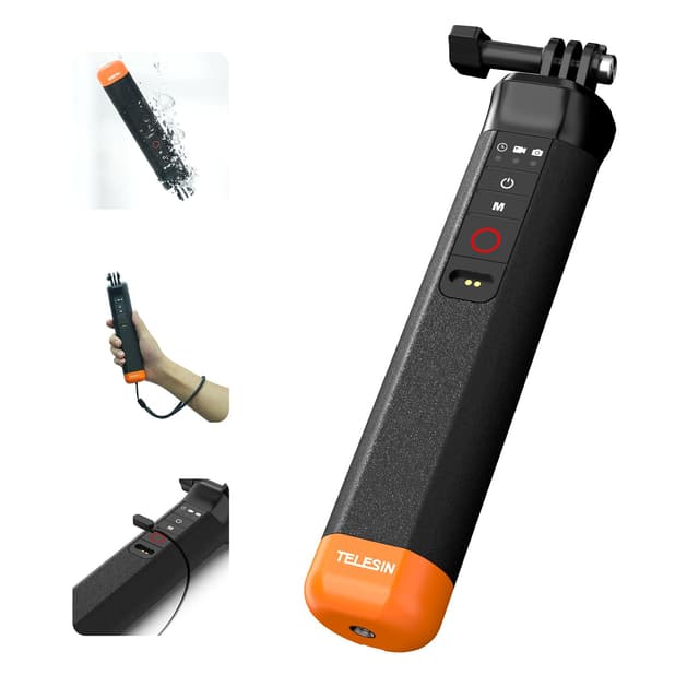 TELESIN Schwimmender Selfie Stick Hand Grip mit Bluetooth Fernbedienung 📸🌊