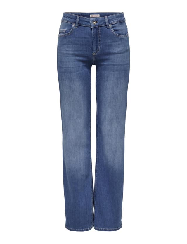 👖 Nur für dich! ONLBLUSH Mittlere Taille Gerade geschnittene Jeans für Damen