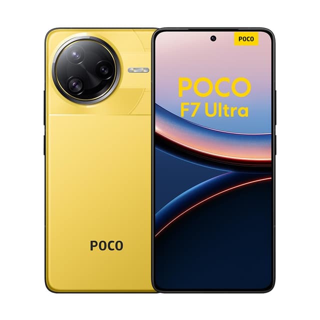 📱 Xiaomi Poco F7 Ultra Smartphone 16+512GB Gelb ohne Vertrag 120Hz AMOLED Display