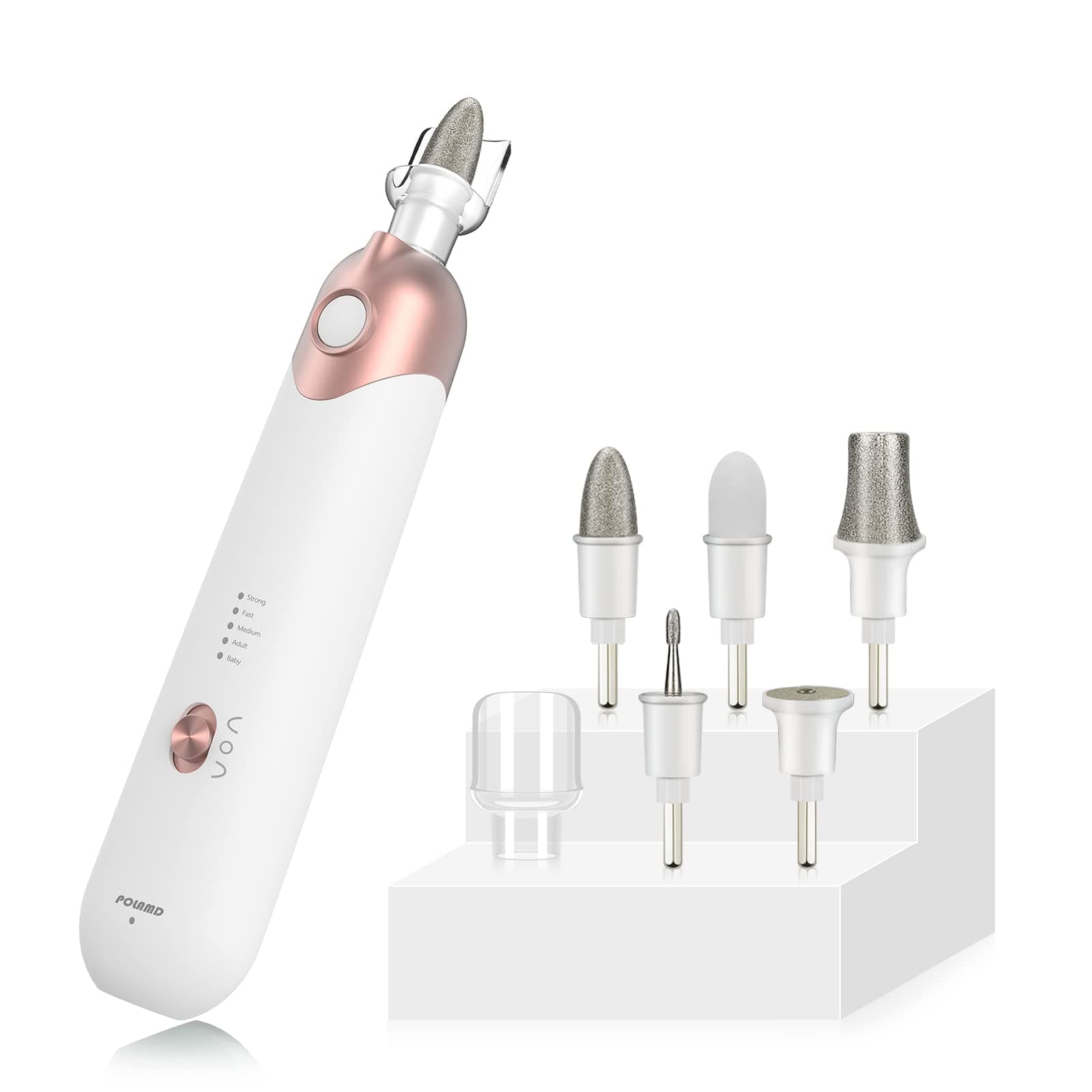 🌟 POLAMD Maniküre Set Elektrisch Kabellos Pediküre Set mit Akku Aufladbar 🌟
