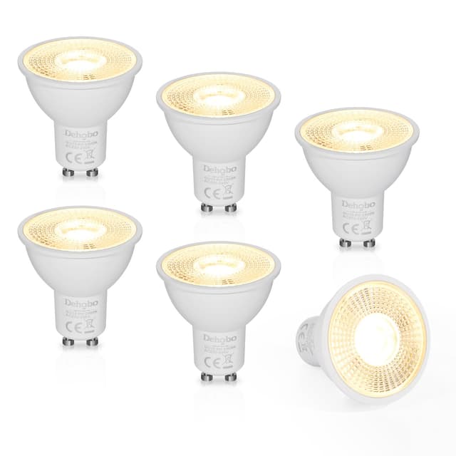 Dehobo GU10 LED Warmweiss Glühbirne - 6 Stücke