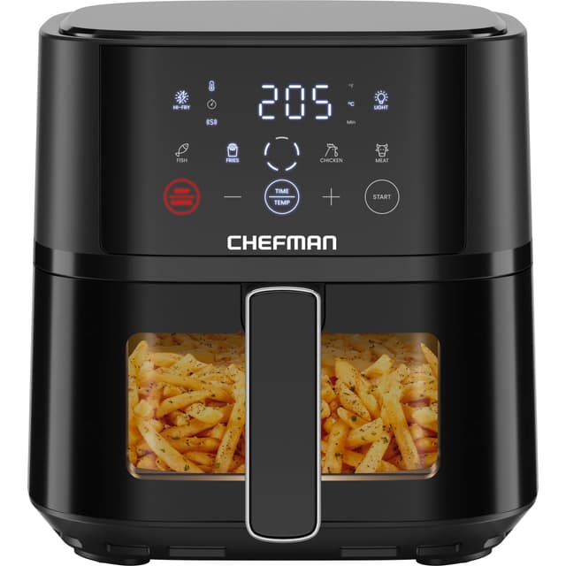 🔥 Chefman Heißluftfritteuse - 3,75 l Schwarz 🔥