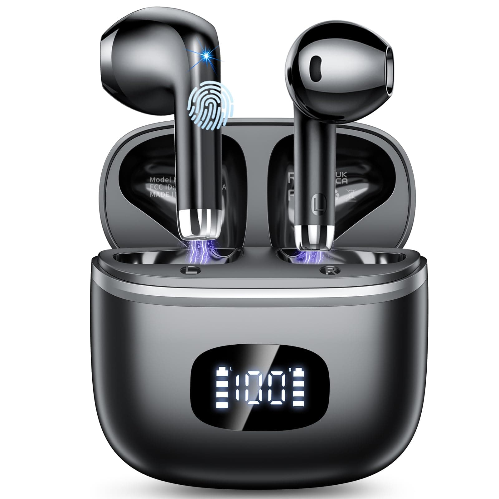 🎧 Bluetooth Kopfhörer: Kabellos, HiFi Stereo, 40 Std Spielzeit