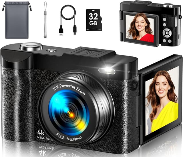 Digitalkamera 4K 50MP Kamera Fotokamera Maxmango Autofokus