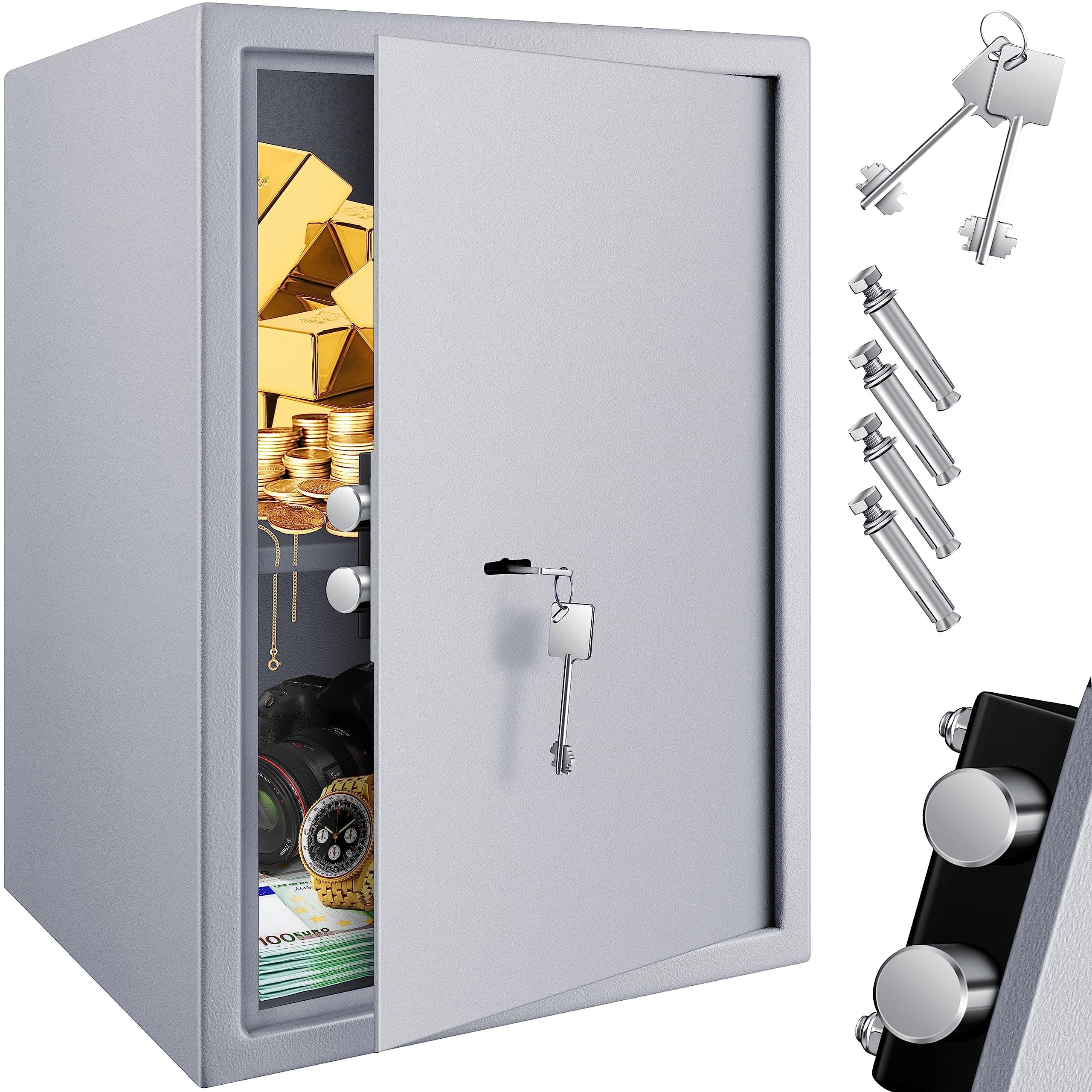 KESSER® Tresor Möbeltresor mit Doppelbartschloss 🗝️🔒