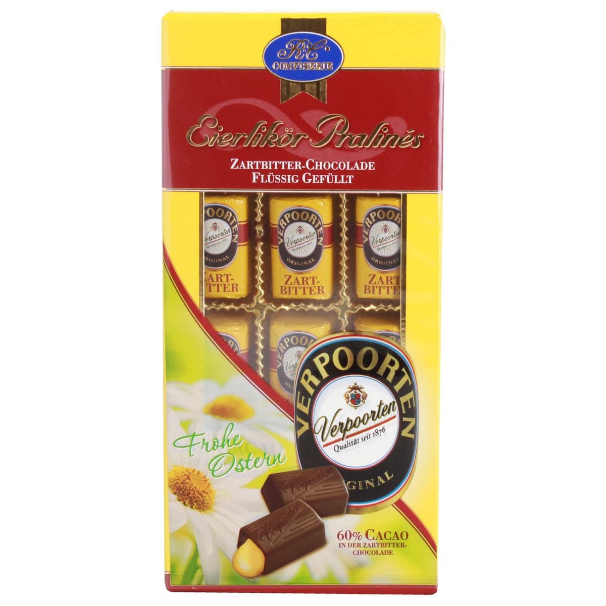 🍫 RCP Verpoorten-Pralinés Zartbitter in Osterfolie 200g 🎁