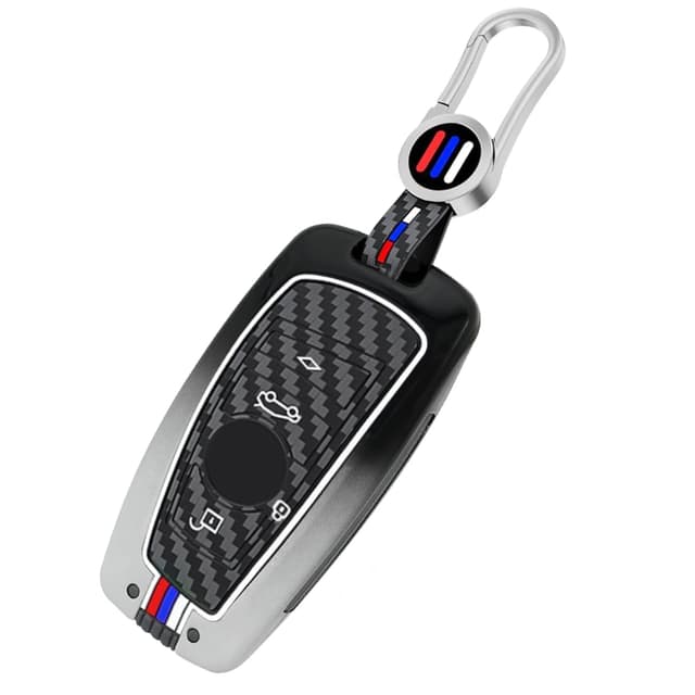 TTCR-II Kompatibel mit 3er Autoschlüssel Hülle, Zinklegierung Schlüsselhülle Case - 4-Gradient 🚗